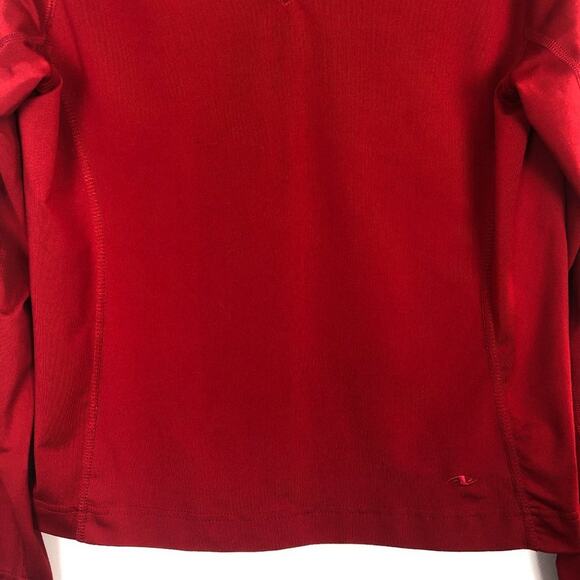 Athletic Works Long Sleeve Red Active V-Neck Top Size L - Picture 4 of 12